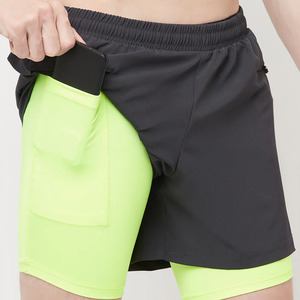 Short de sport de gym tendance personnalisé pour hommes pantalon de sport en polyester respirant pour la course à pied et le fitness en plein air - Product Image 4