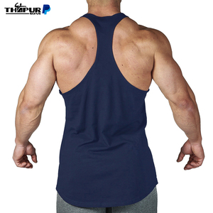 Vente en gros Débardeur à dos en Y en coton à séchage rapide Fitness Gym Musculation Sport Stringer Style décontracté - Product Image 3