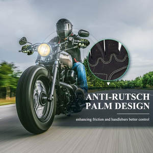 Gants de moto en cuir à écran tactile de marque privée - Durables, à doigts complets, pour usage extérieur, unisexe - Product Image 5