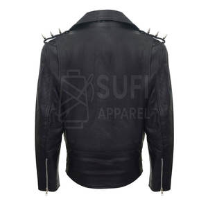 แจ็คเก็ตหนังผู้ชายขายดีประจำฤดูหนาว - ดีไซน์กันลมเป็นมิตรกับสิ่งแวดล้อม สีและขนาดปรับแต่งได้ คุณภาพสูง แฟชั่นล่าสุด - Product Image 3