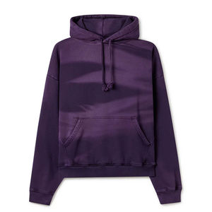 Nouveaux sweats à capuche tendance pour hommes, grande taille, délavés au soleil, en coton, style décontracté, basiques, en coton mélangé, sweats à capuche délavés au soleil pour hommes, respirants - Product Image 1