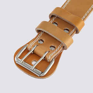 Logo personnalisé Ceinture en cuir Heavy Duty Home Gym Fitness & Musculation Soutien dorsal Qualité supérieure pour Sport Fitness - Product Image 3