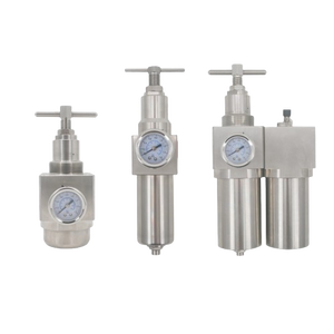 Válvula reductora de presión neumática industrial Separador de aceite y agua de acero inoxidable Unidad de tratamiento de aire Maquinaria AFC BFC AR BR GFC - Product Image 1