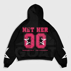 Sudaderas con Capucha de Felpa con Estampado para Hombre, Ropa Deportiva Informal de Calle, 100% Algodón, Transpirable, para Invierno - Product Image 2