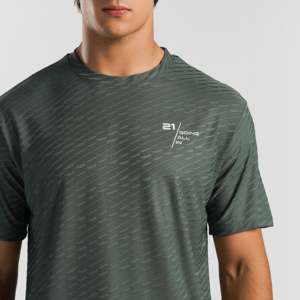 21 Rapid Castro Green T-Shirt Solid Knitted Cotton/<b>Bamboo</b> Fiber 280g Compressed Sublimation Transfer Print <b>Screen</b> Available - Product Image 6
