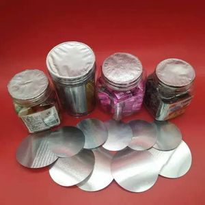 Transparent Aluminum <b>Foil</b> Heat Seal Lid for PET Jars Food Grade 8011 Alloy Airtight Leakproof Induction Seal.B.K. - Product Image 2