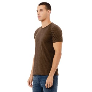 T-shirts 100% coton personnalisés pour hommes coupe ajustée léger respirant tricoté à manches courtes tenue décontractée doux col uni usage quotidien - Product Image 2