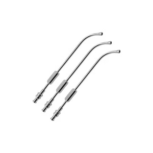 Tubo de Succión Frazier de Acero Inoxidable Plateado, Instrumento Dental Manual Curvo, Herramienta Médica Confiable para Uso en Hospitales y Clínicas, Certificado CE - Product Image 5