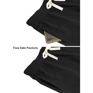 Short de sport d'été respirant à motif solide pour hommes, séchage rapide, conception perforée en soie de glace, fermeture à cordon de serrage bas, approvisionnement ODM - Product Image 3