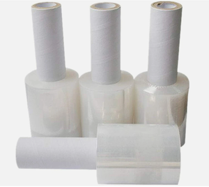 Film étirable PE transparent à prix d'usine avec distributeur à poignée en plastique pour emballage de palettes - Product Image 5