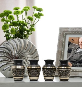 American Style Custom Color Engraved Cremation Keepsake <b>Urn</b> Set 4 <b>Mini</b> Memorial <b>Urns</b> <b>for</b> Human <b>Ashes</b> 220 Cubic Inch Customizable - Product Image 2