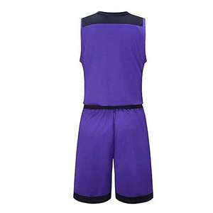 Uniformes de Baloncesto de Manga Corta con Logotipo Personalizado de Alta Calidad, Transpirables, 100% Poliéster, de Secado Rápido, Gran Venta - Product Image 3