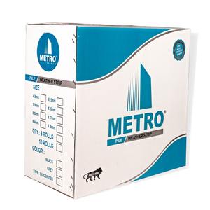 Tira de Sellado Climático de Lana Sin Silicona de 6.8MM X 7.0MM 3P para Puertas y Ventanas, Sellado de Aire para Ahorro de Energía - Product Image 6