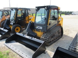Chargeuse sur chenilles JCB, diesel, jaune, équipement de construction sur chenilles - Product Image 1