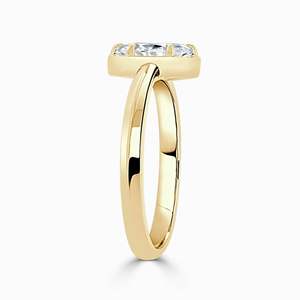 Bague de fiançailles solitaire pour femme, taille marquise - Product Image 2