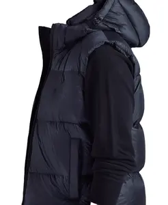 Hot Selling Mens Winterjas Jas Groothandel Mouwloze Down Jassen Custom Logo Puffer Jas Vest