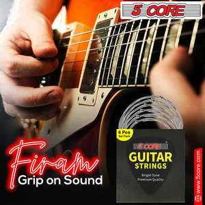 5 Core Electric Guitar <b>Strings</b> for 6 <b>String</b> Guitars Nickel Plated Steel Extra <b>Light</b> Gauge 6 Pcs Set Bright Tone Premium Quality - Product Image 4