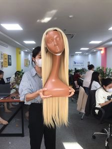 Pelucas de cabello humano de tendencia caliente Color Rubio frontal de encaje de cabello humano para mujeres negras de Vietnam - Product Image 3