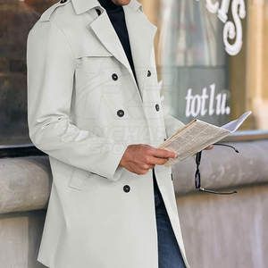 Manteau long pour homme, décontracté, sur mesure, manteau d'hiver, manteau long pour homme, élégant, moderne, manteau d'extérieur, manteau long pour homme - Product Image 4