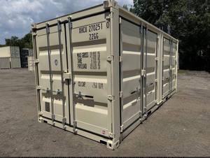 20ft Side <b>Opening</b> Dry Container Movable <b>Storage</b> Shipping Container Standard Export Freight <b>Unit</b> - Product Image 1