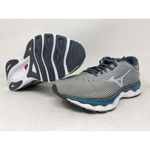 Scarpe da Corsa <span class=keywords><strong>Mizuno</strong></span> Wave Sky 5 da <span class=keywords><strong>Donna</strong></span>, Colore Griffin, Taglia 6.5 B (M) US, Traspiranti con Soletta in EVA e Gomma, Stile Coreano per Tutti - Product Image 1