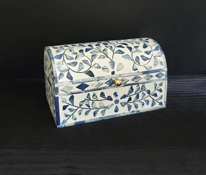 High Quality Bone Inlay <b>Box</b> with Mother of Pearl Inlay Custom Jewellery <b>Packing</b> Gift from India - Product Image 6