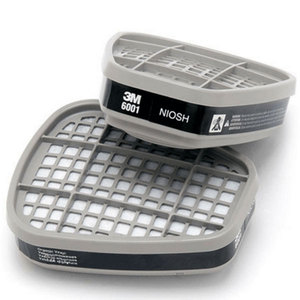 Cartouche de protection respiratoire contre les vapeurs organiques certifiée NIOSH 3M 6001 pour les environnements chimiquement exposés - Product Image 4