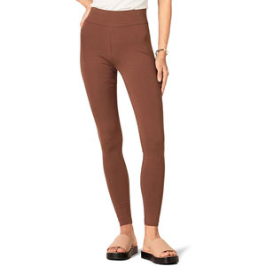 <b>High</b> Waist Women's Breathable Seamless Leggings Quick Dry Eco-Friendly Yoga Workout <b>Tights</b> OEM Custom <b>Knee</b>-Length Sport Pants - Product Image 1