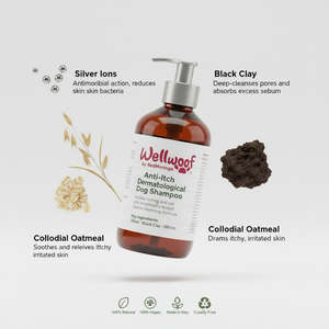 Shampoo pour chien anti-démangeaisons RedMoringa OEM PL Italie 200 mL, produit de toilettage pour animaux de compagnie de qualité supérieure - Product Image 3