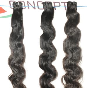 100% Unprocessed Virgin Human <b>Hair</b> Natural Brown Loose Deep Super Wave Bodywave Bundles Tangle-Free Indian Temple <b>Extensions</b> - Product Image 4