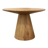 Table basse en bois sculpté artisanal Smart Art, base en bois massif, style rustique moderne, meuble de salon, hauteur réglable, motif floral