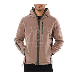 Nuevo estilo bolsillo lateral a prueba de lluvia invierno cremallera completa pulóver transpirable a prueba de lluvia chaqueta cortavientos de invierno - Product Image 3