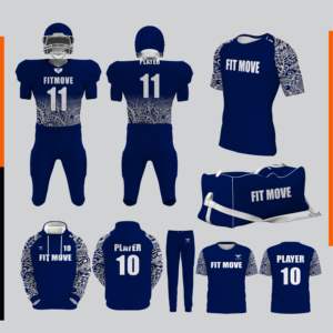 Vente en gros d'uniforme professionnel de football américain à manches courtes personnalisé Prix de conception promotionnelle Ensemble combo américain Service OEM - Product Image 1