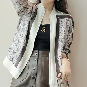 เสื้อโค้ทแฟชั่นคอตั้งมีซิปพิมพ์ลายตัวอักษรเสื้อแจ็คเก็ตลำลองใหม่สำหรับ2025ฤดูใบไม้ร่วงฤดูหนาว - Product Image 6
