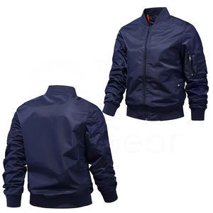 Chaqueta Bomber de Alta Calidad para Hombre, Estilo Urbano, Nuevo Diseño, Cierre Completo, Cuello Alto, Ropa de Invierno, Servicio OEM, Transpirable, Secado Rápido - Product Image 1