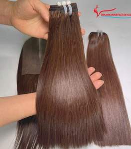 Paquetes de pelo liso de hueso al por mayor vietnamita de hasta 30 $ de venta mega desde Thanh an Vietnam listo para enviar cabello - Product Image 4