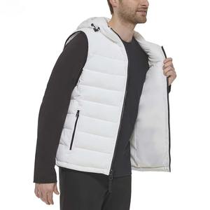 Chaleco acolchado para hombre, chaqueta sin mangas, resistente al agua, aislado, desgaste activo, ajuste de rendimiento - Product Image 1