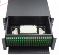 2x16 PLC Cassette Terminal Box SC Rack Mount Fiber Optical PLC ODF Splitter FTTH LC Connector FC Type 19 Inch Distribution Frame