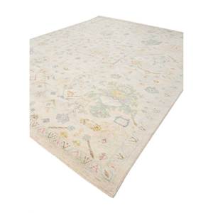 Alfombras de Lana Anudadas a Mano del Extremo Oriente, Grandes, Rectangulares, de 9x12, con Patrón Floral, Skwl-577, para Sala de Estar, Pasillo, Tabriz - Product Image 2