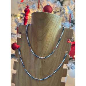 Collar de Perlas Navajo con Ostras Espinosas Rojas/Naranjas y Diamantes Incrustados en Plata de Ley, Cadena Chapada en Oro para Bodas y Regalos - Product Image 2