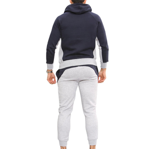 Conjuntos de entrenamiento de hombre de alta calidad con logotipo personalizado Traje de jogging polar de talla grande con impresión personalizada Trajes de chándal de hombre - Product Image 4