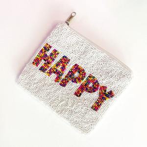 Nouveauté Arrivée récente Portefeuille à pièces brodé à la main avec des perles Meilleure vente Unisexe Personnalisé Coton Prêt à expédier - Product Image 6