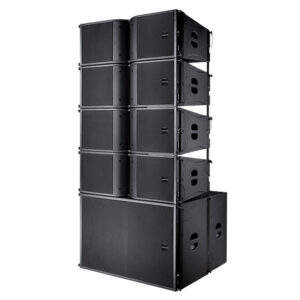 ลำโพงไลน์อาร์เรย์ LA21 แบบคู่ วูฟเฟอร์ 10 นิ้ว ระบบเสียงแอคทีฟ/แพสซีฟ สำหรับใช้งานภายในและภายนอกอาคาร เสียงทรงพลัง เบสหนัก เสียงดังและคมชัด - Product Image 5