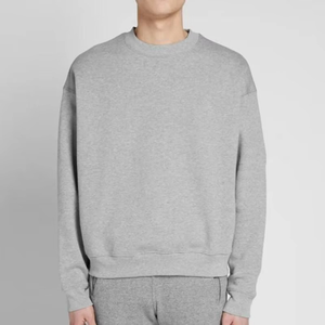 Ropa de hombre, sudadera personalizada, ropa de fitness lisa, Sudadera estampada cómoda de gran tamaño para hombre, sudadera básica de mezcla de algodón, sudadera - Product Image 3