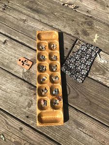 Tablero de Mancala de Madera Hecho a Mano, Ecológico, de Diseño Moderno, Acabado Liso, Buena Calidad, Suministro al por Mayor de Fábrica - Product Image 2