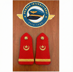 เครื่องหมายยศบนไหล่ของกองทัพมอริเตเนีย |   แผ่นปักตราสัญลักษณ์แบบกำหนดเอง |   ระดับชั้นสำหรับเครื่องแบบ |   แผ่นรองไหล่แบบติดเสื้อ - Product Image 1