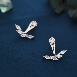 Pendiente de diamante cultivado en laboratorio con forma de marquesa de plata 925 único, regalos diarios elegantes para mujeres, celebraciones y regalos para mujer - Product Image 1