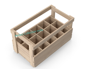 กล่องลังไม้สำหรับขวด/ลังไม้แบบกำหนดเอง/ลังไม้ที่เก็บผลไม้สำหรับขายผักกล่องไม้ - Product Image 4