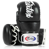 Gants d'entraînement de boxe, de grappling, de MMA, de Muay Thai, de frappe, en cuir véritable, personnalisés, de la marque Fairtex, en gros