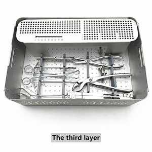 Kit d'instruments orthopédiques Plaque de verrouillage des membres supérieurs Ensemble d'instruments chirurgicaux orthopédiques vétérinaires - Product Image 3